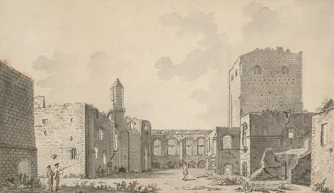 Porchester Castle, Hampshire by Francis Grose