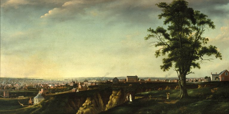 View of Baltimore from Chapel Hill by Francis Guy