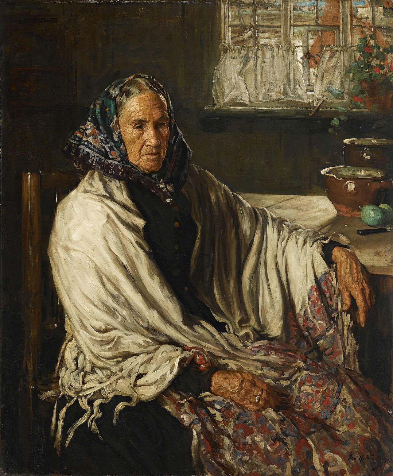 Portrait of a Devonian (Mrs Cleeve) by Francis Henry Newbery