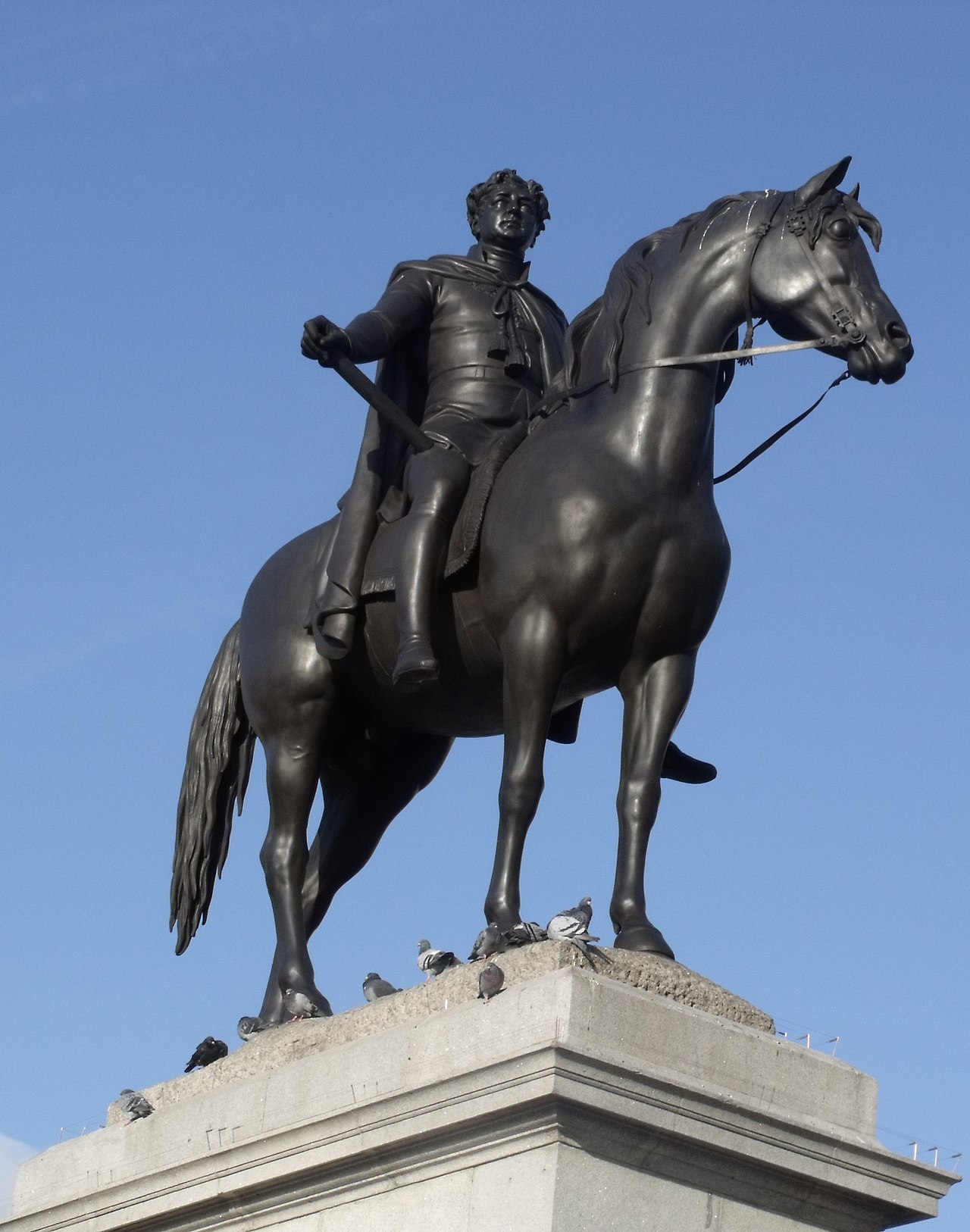 equestrian statue of George IV by Francis Legatt Chantrey