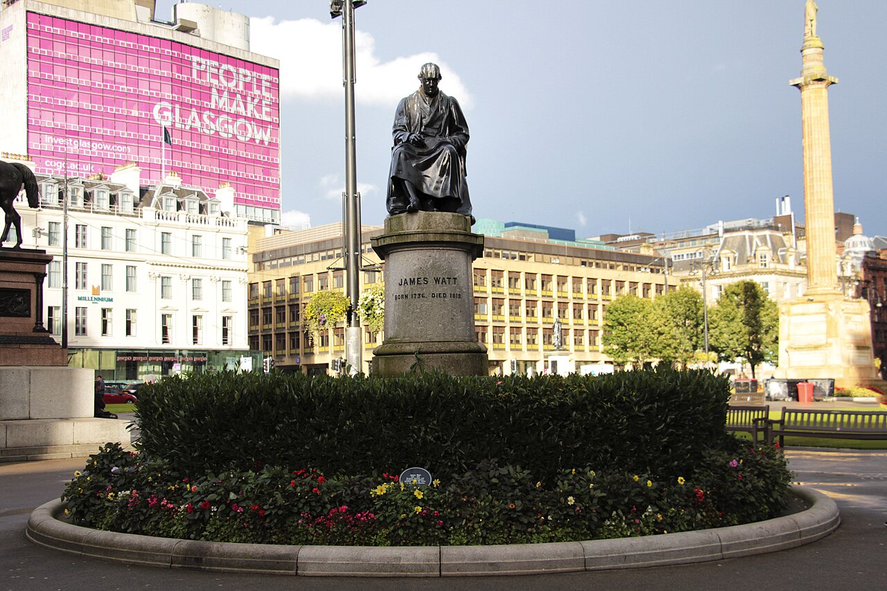 Statue of James Watt by Francis Legatt Chantrey