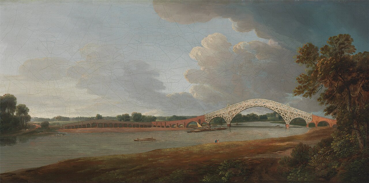 Old Walton Bridge by Francis Towne