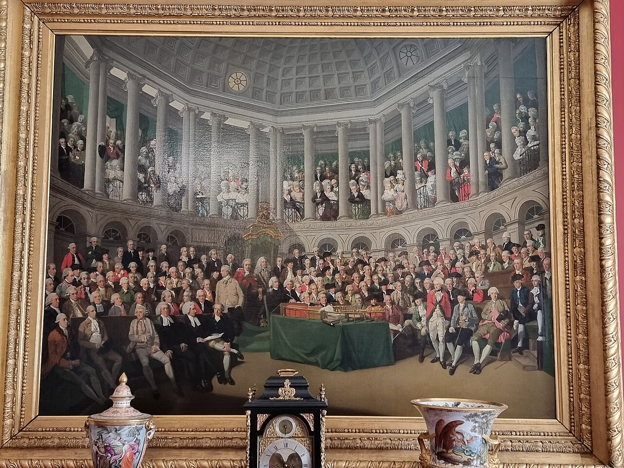 The Irish House of Commons, 1780. by Francis Wheatley