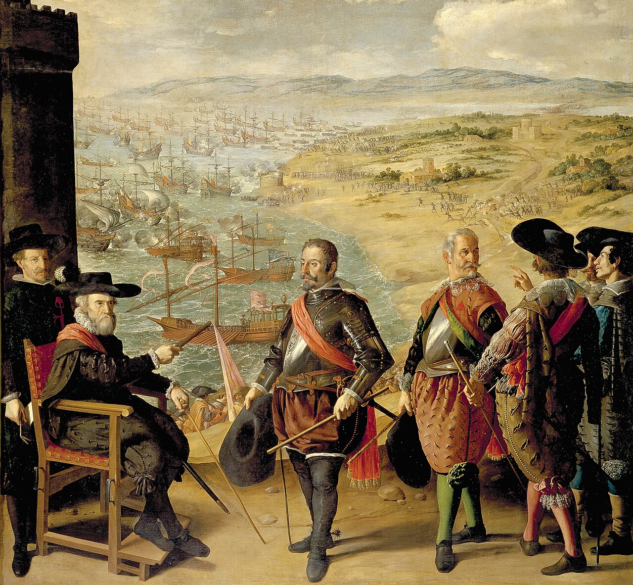 The Defense of Cadiz Against the English by Francisco de Zurbarán