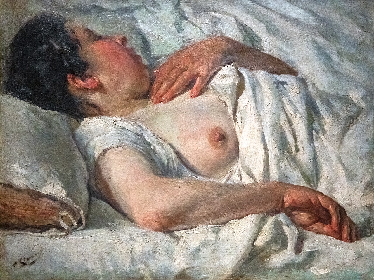Woman Sleeping by Francisco Gimeno Arasa