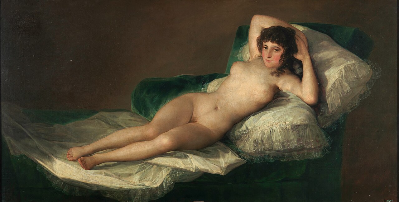 La maja desnuda by Francisco Goya