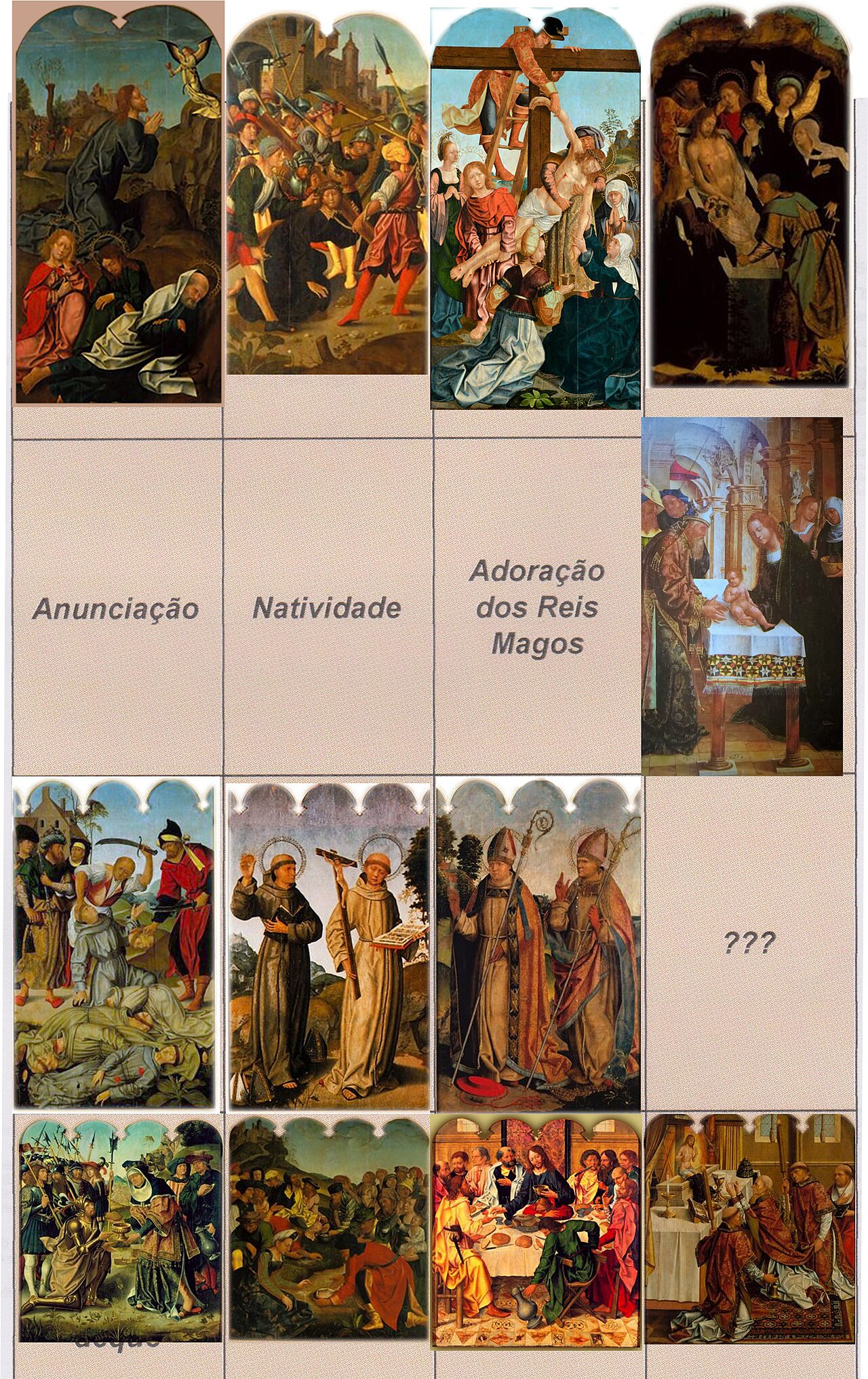 Polyptych of S. Francis Monastery by Francisco Henriques
