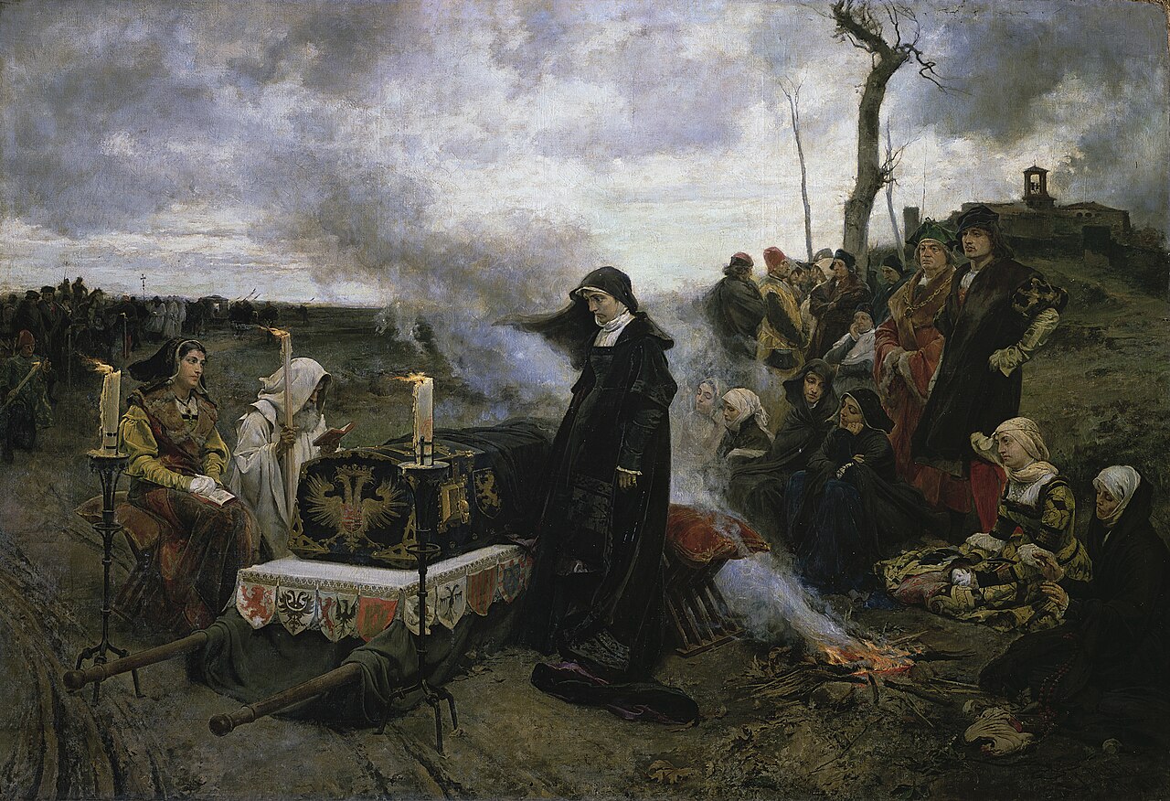 Doña Joanna the Mad by Francisco Pradilla y Ortiz