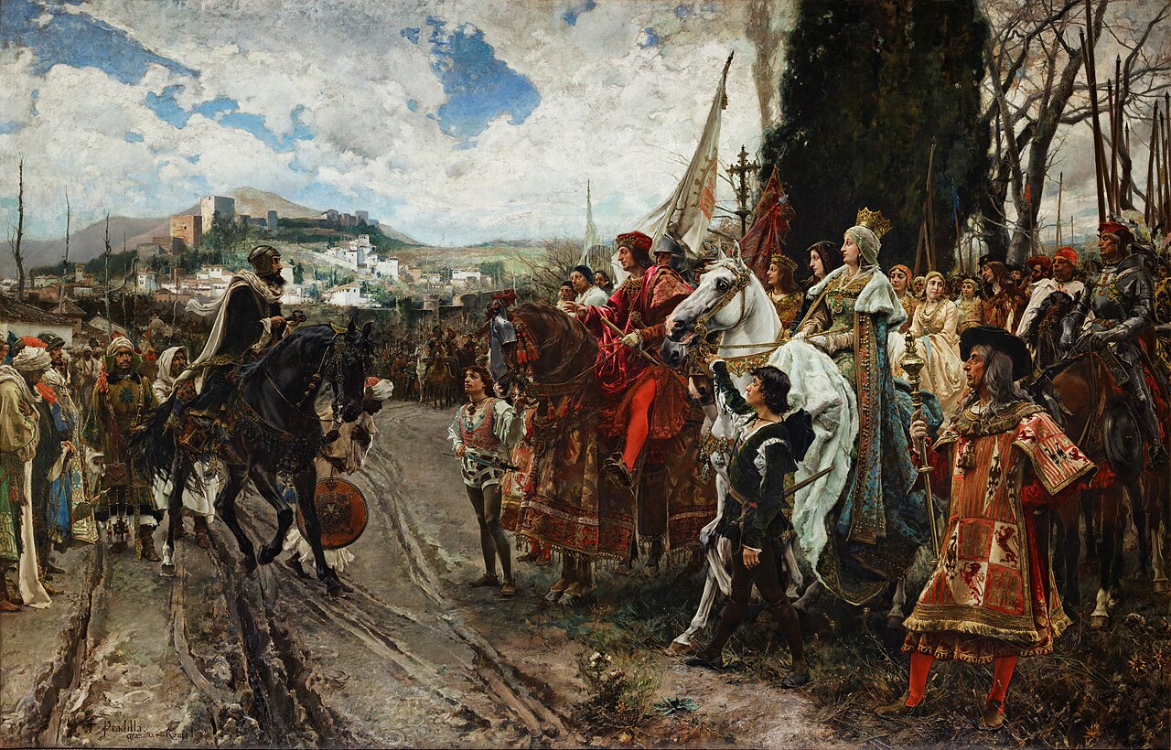 La rendición de Granada by Francisco Pradilla y Ortiz
