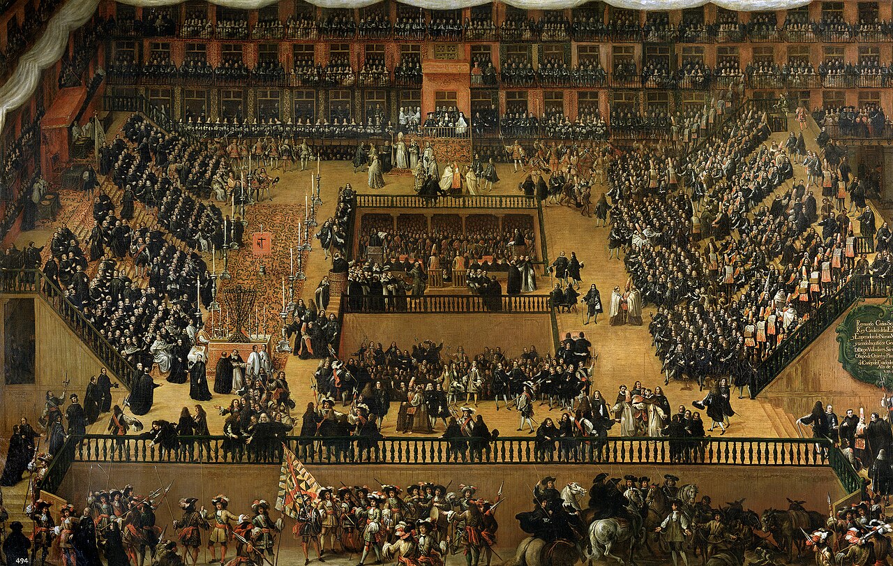 Auto-da-fe on Plaza Mayor, Madrid by Francisco Rizi