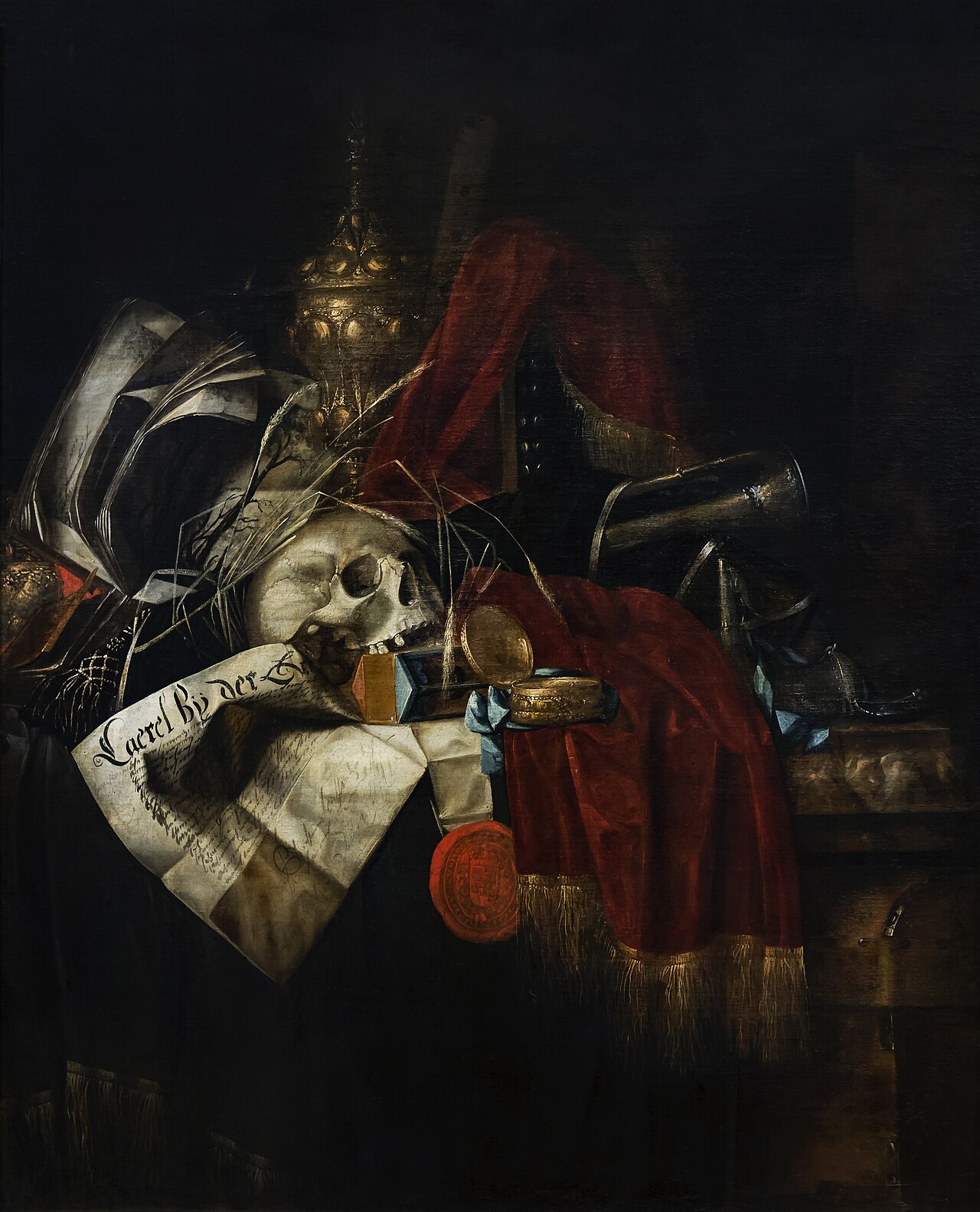 Vanitas by Franciscus Gijsbrechts