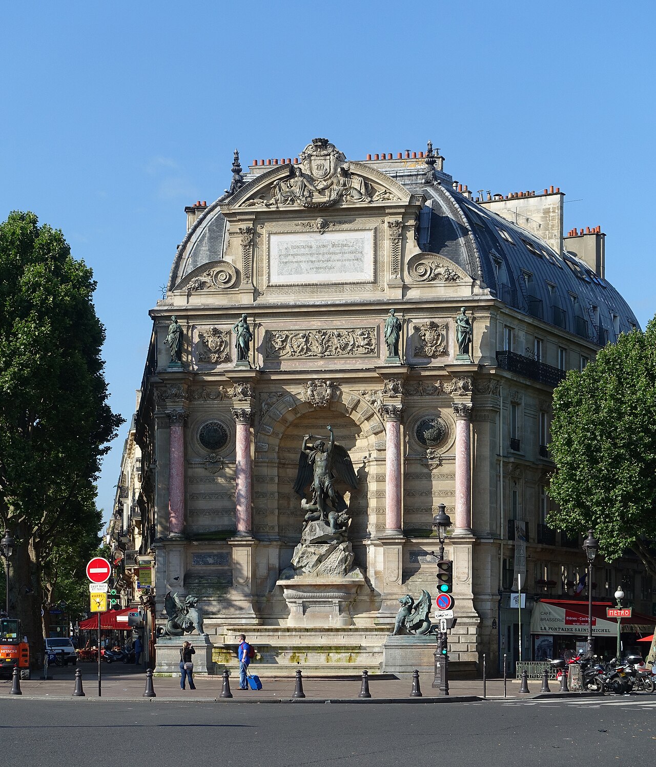 fontaine Saint-Michel by Francisque Joseph Duret