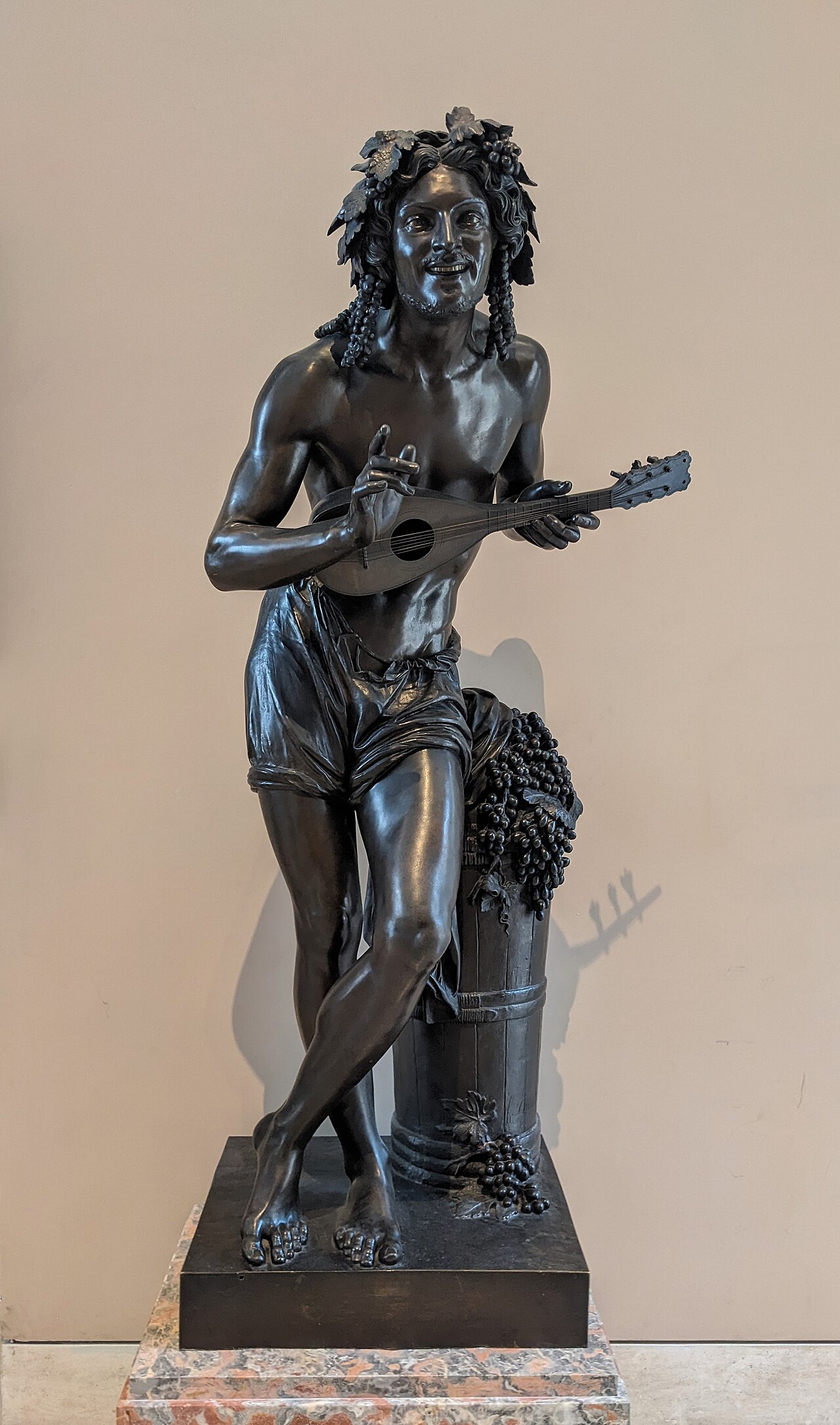 Vendangeur improvisant sur un sujet comique by Francisque Duret by Francisque Joseph Duret