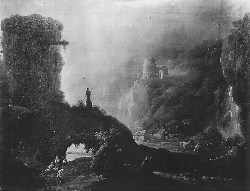 Landscape with Ruins by Franciszek Ksawery Lampi