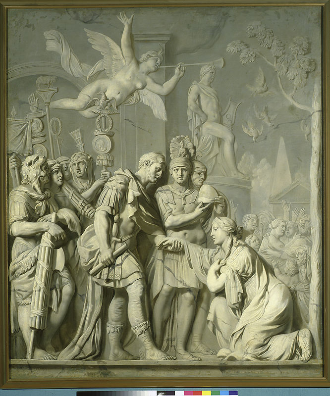 Emperor Titus granting rights to Rome by Franciszek Smuglewicz