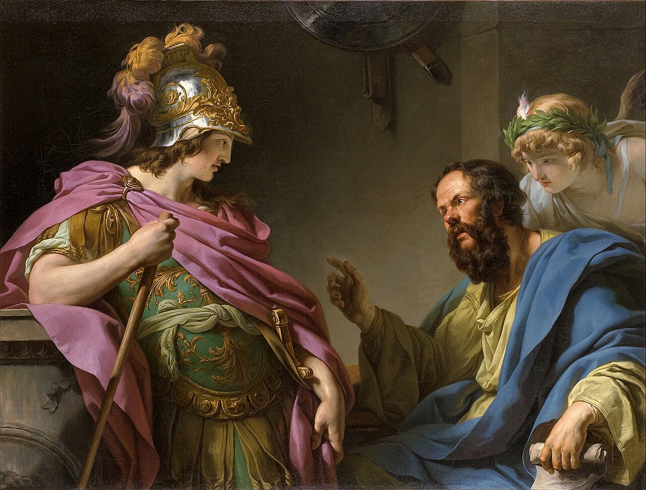 Alcibiades Receiving the Lessons of Socrates by François-André Vincent