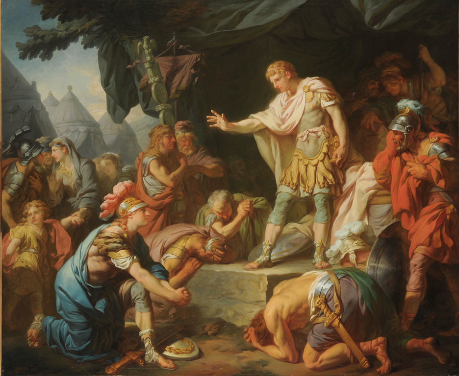 Germanicus Calms Sedition in his Camp by François-André Vincent