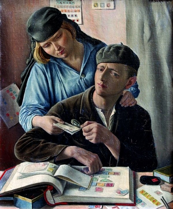 The Philatelist by François Barraud