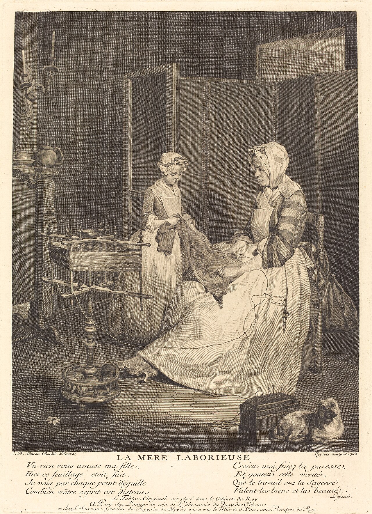 La Mere laborieuse by François-Bernard Lépicié