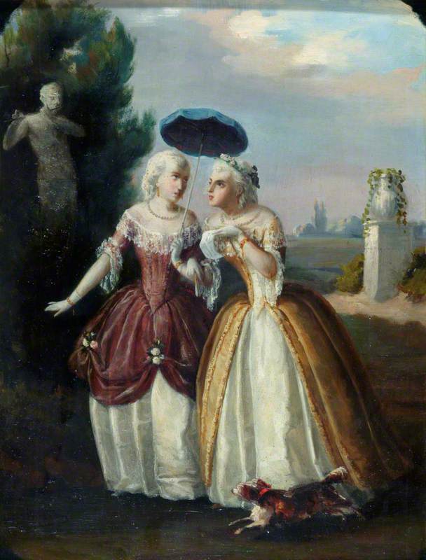 Ladies in Conversation: An Eighteenth Century Costume Piece by François Bocion