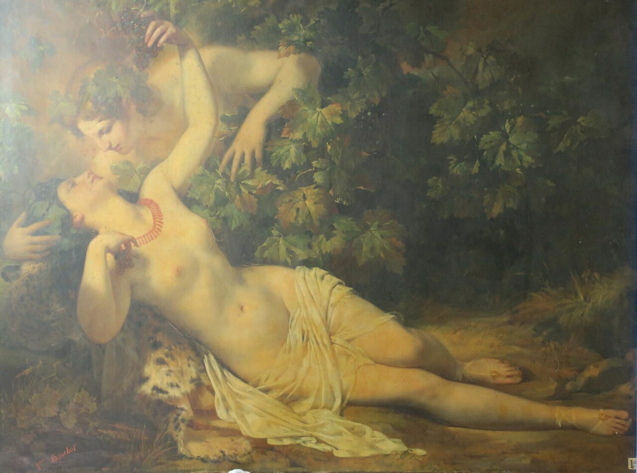 Bacchus et Érigone by François Bouchot