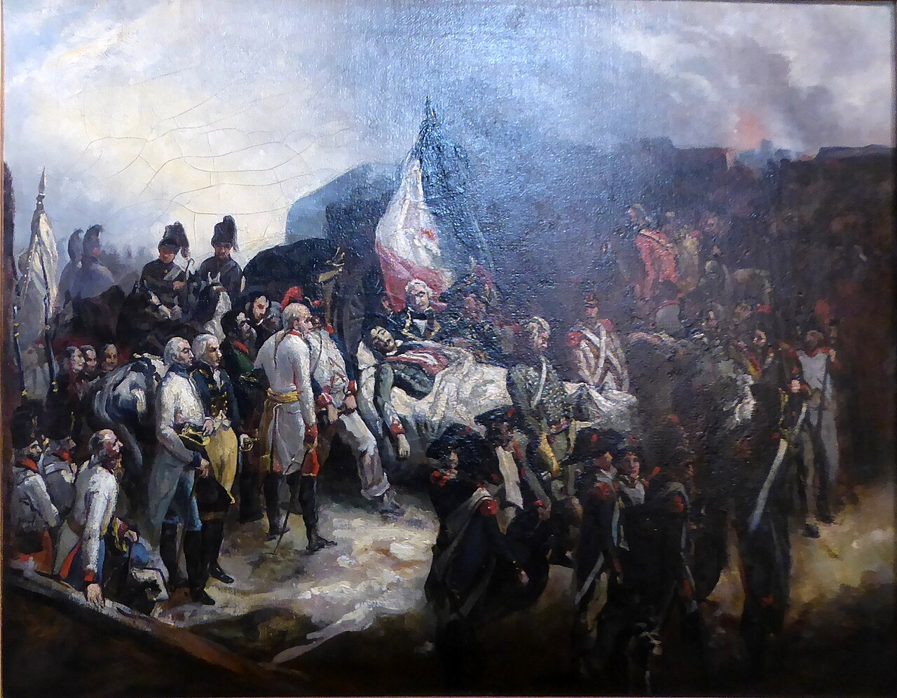 Death of Marceau, sketch by François Bouchot