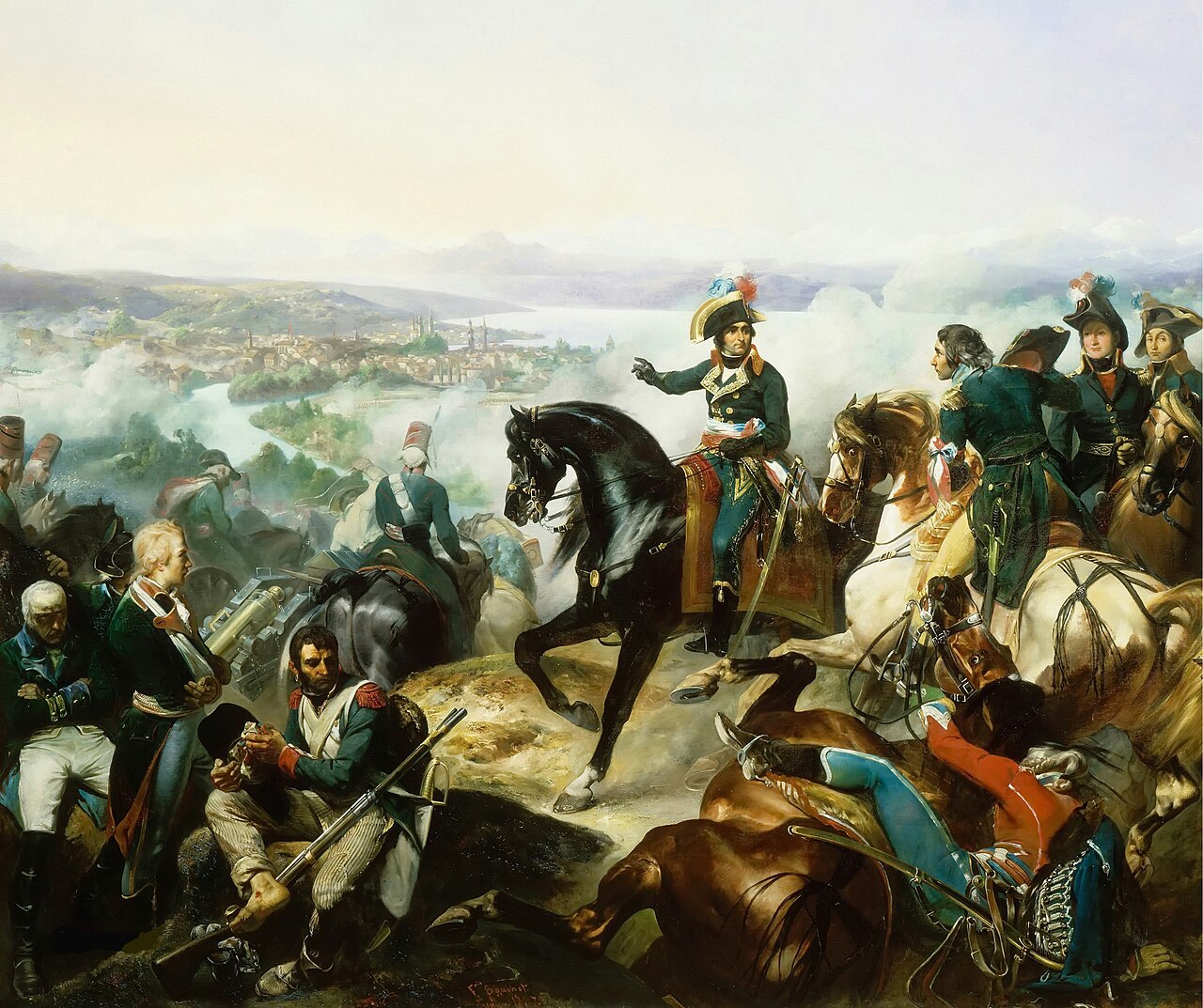 The Battle of Zurich, 25th September 1799 by François Bouchot