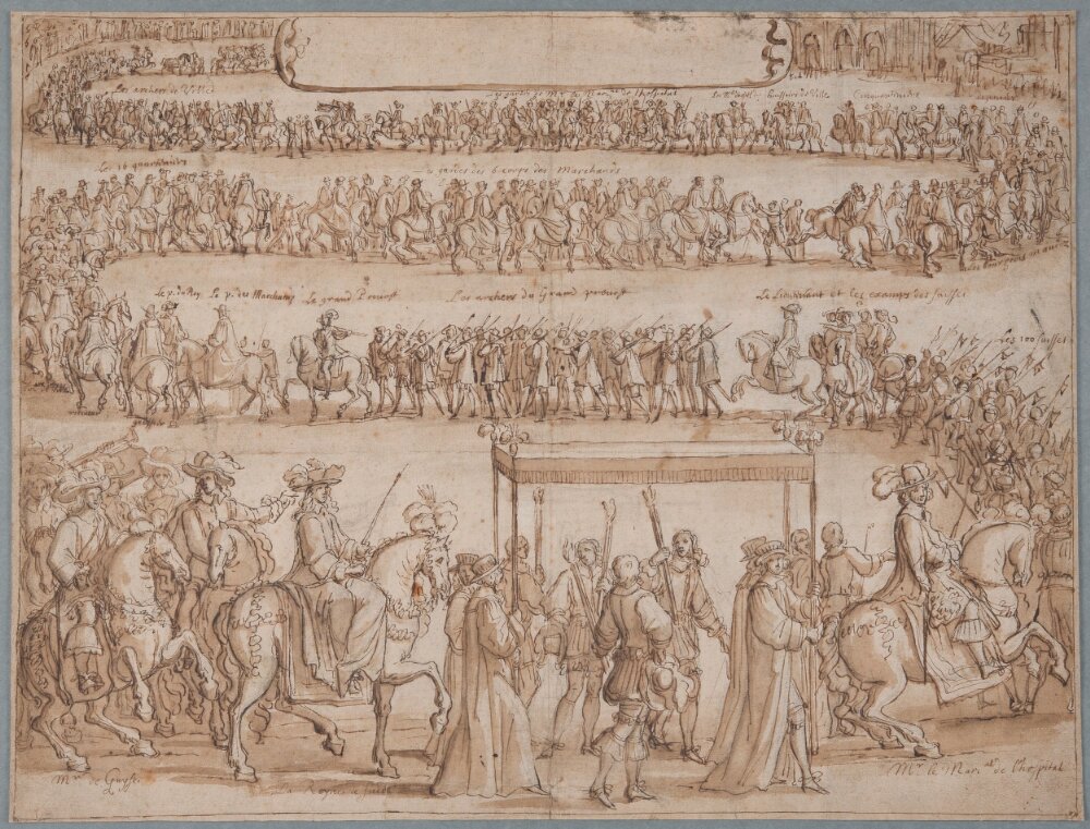 The Entry of Queen Christina of Sweden into Paris on 8 September 1656 by François Chauveau