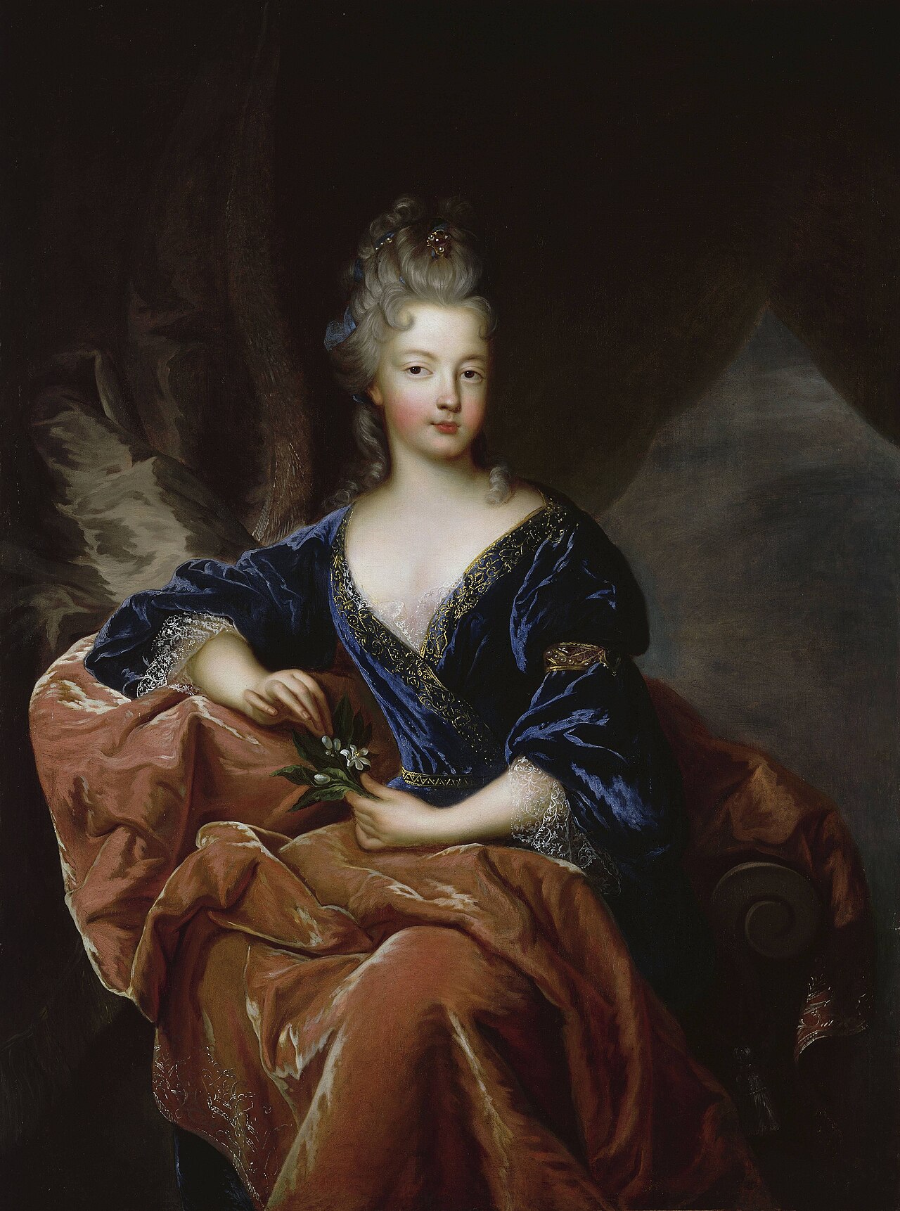 Portrait of Françoise Marie de Bourbon (1677-1749) by François de Troy
