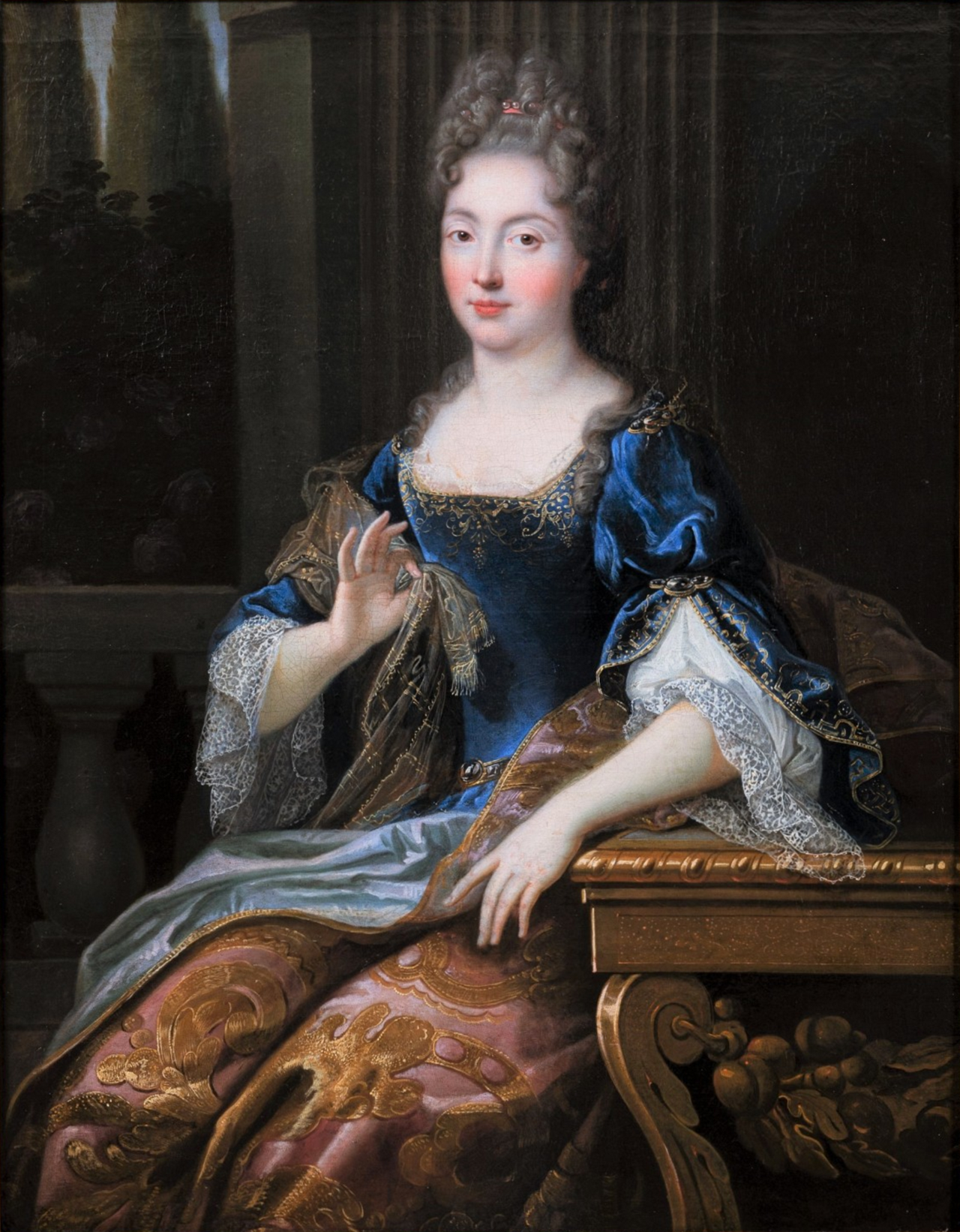 Presumed portrait of Marie-Anne de Bourbon by François de Troy