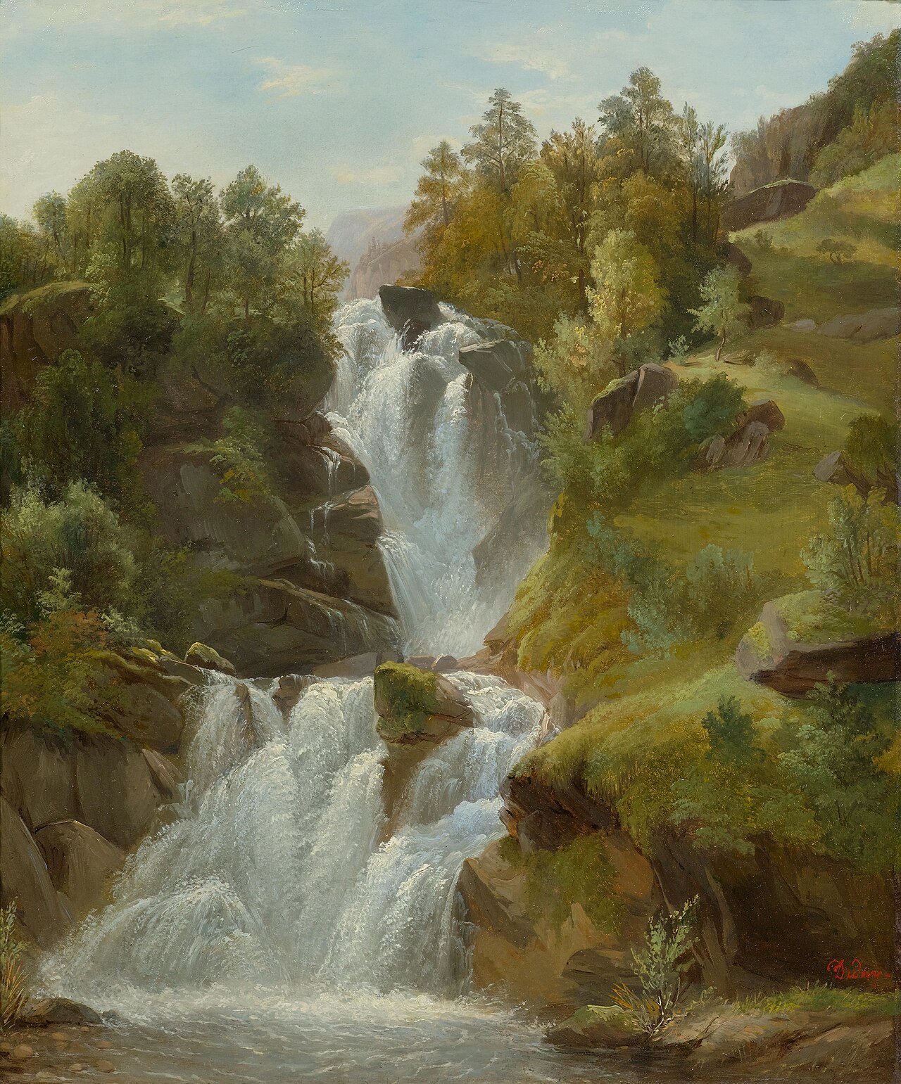 Waterfall by François Diday