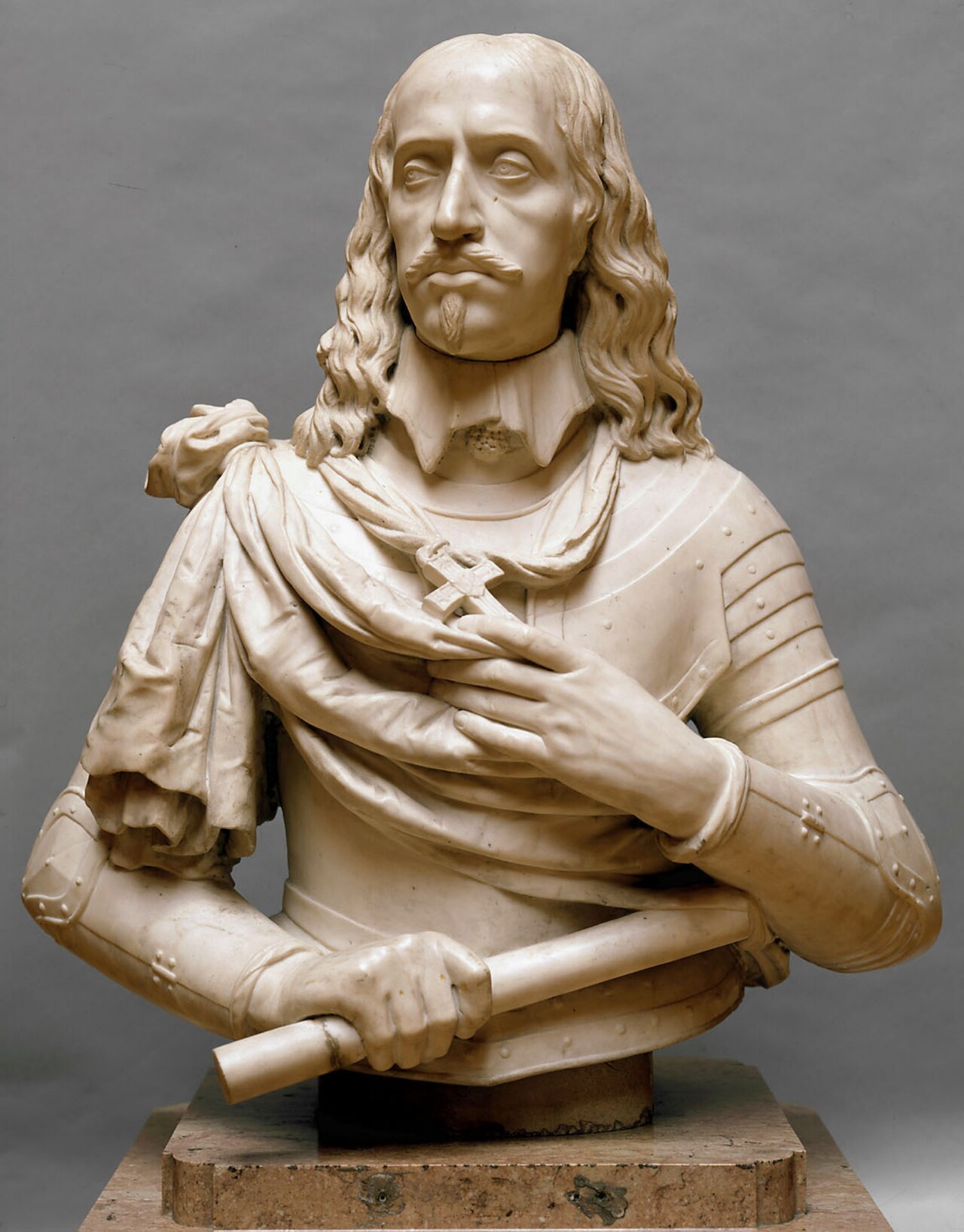 Bust of Archduke Leopold Wilhelm of Austria by François Dieussart