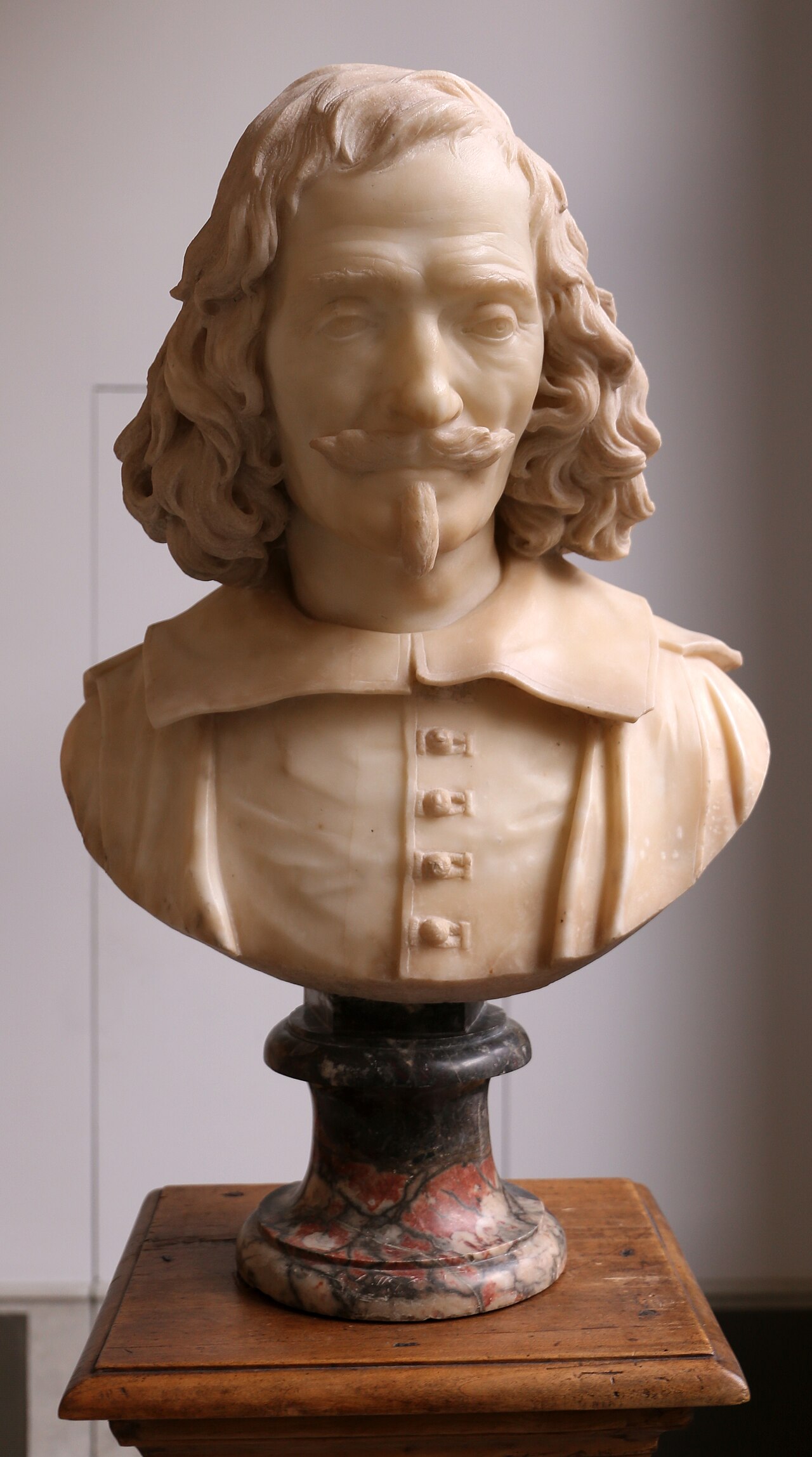 Bust of Nicolas Poussin by François Duquesnoy