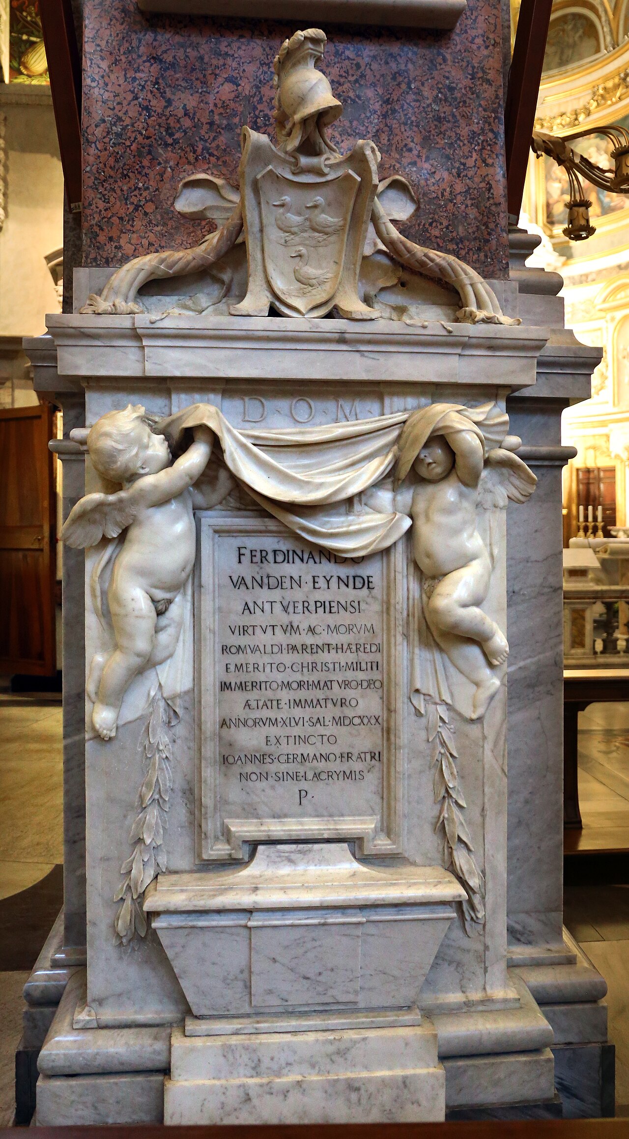 Tomb of Ferdinand van den Eynde by François Duquesnoy