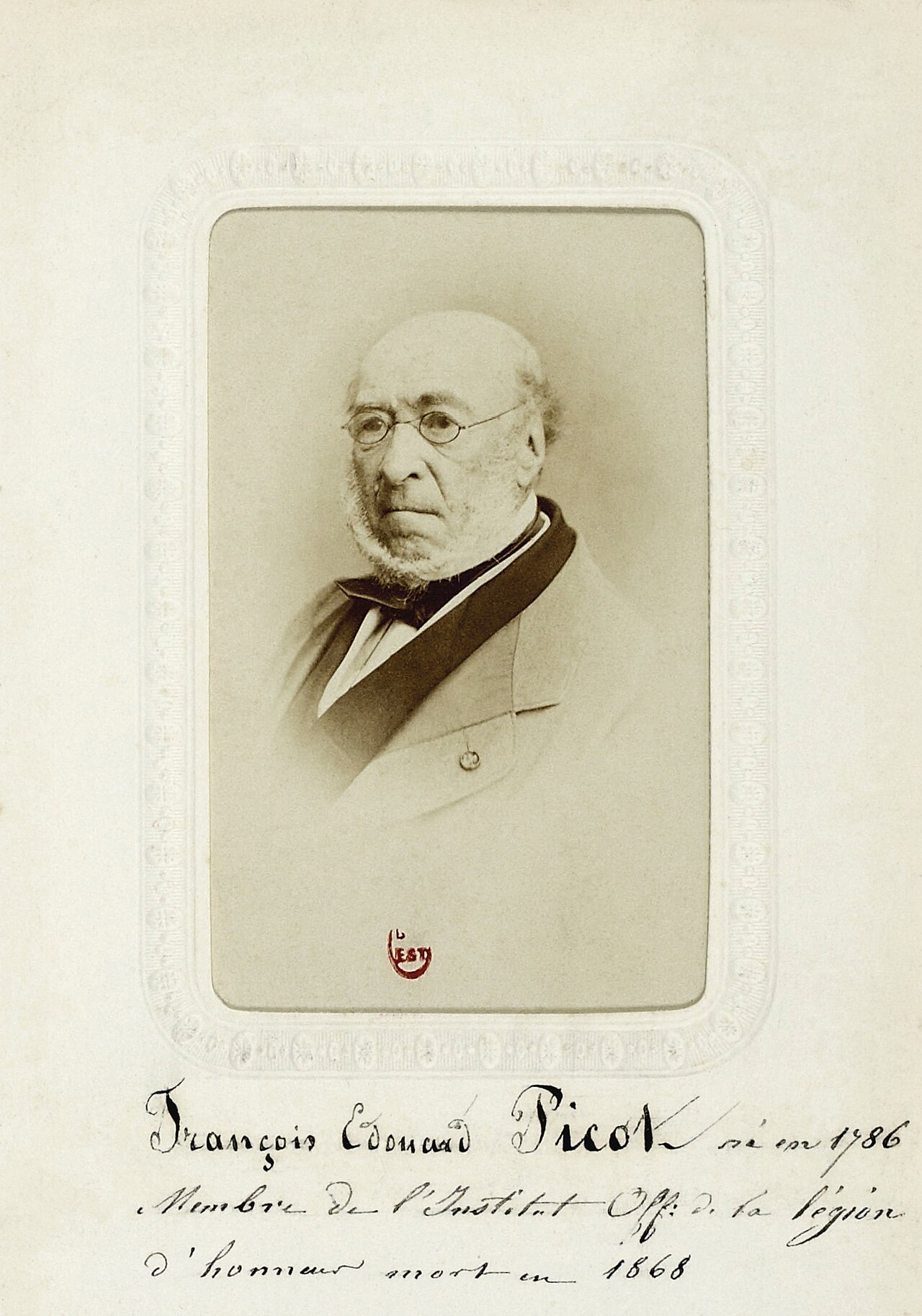 Portrait of François-Édouard Picot