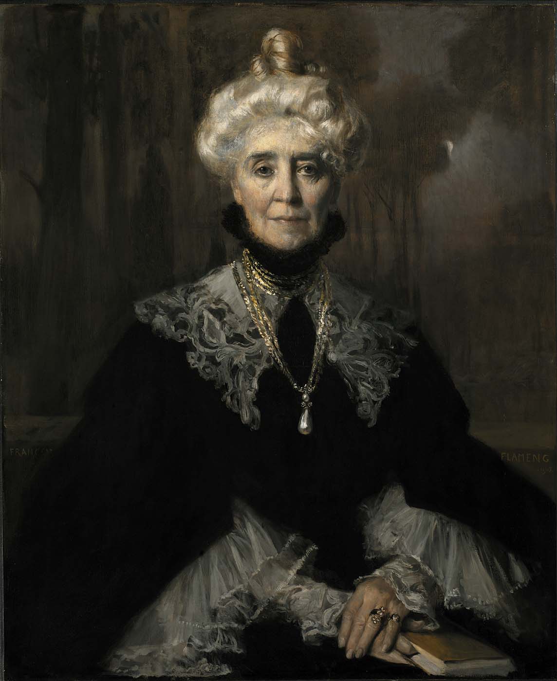 Mrs. Adeline M. Noble by François Flameng