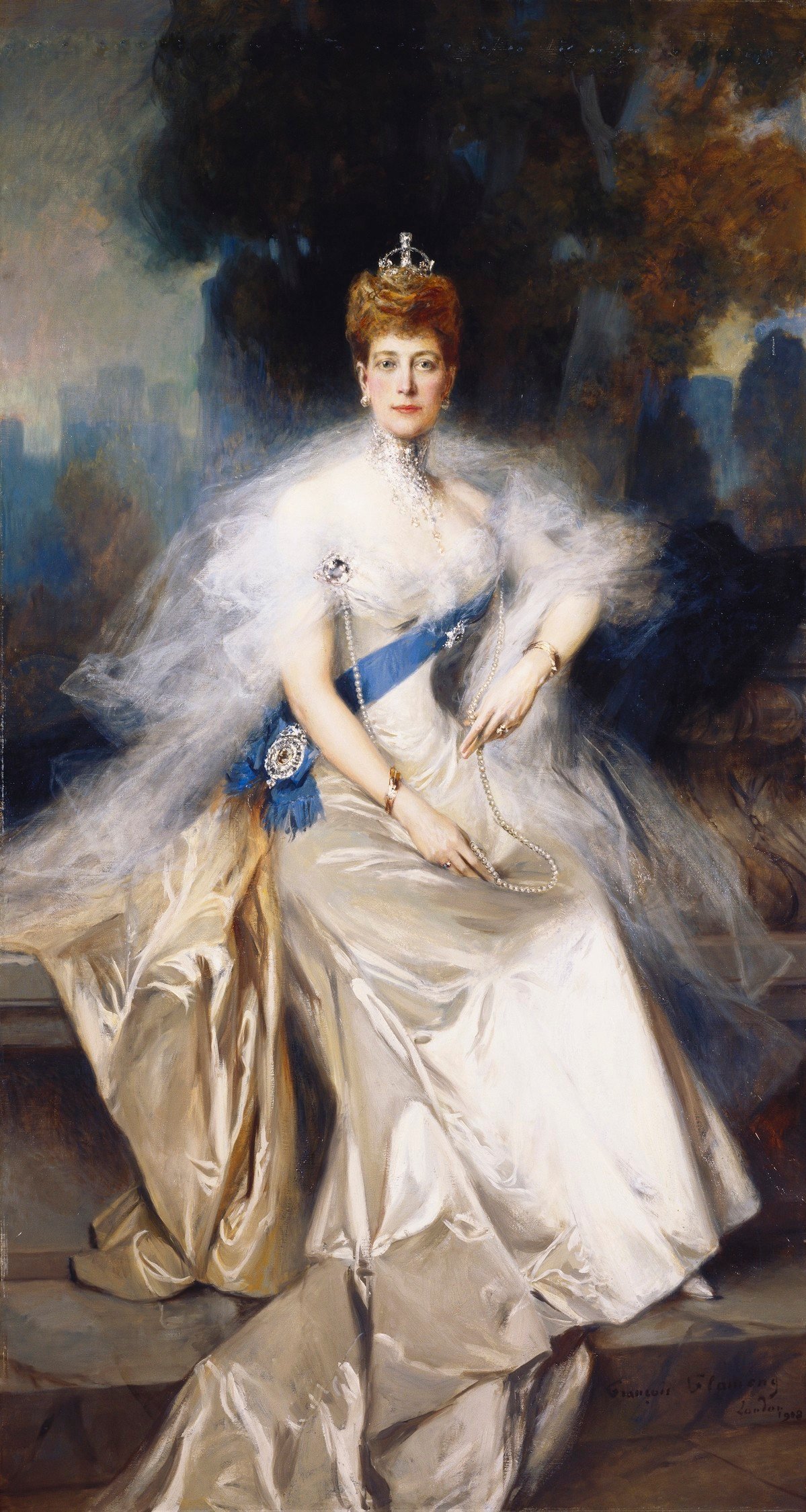 Queen Alexandra (1844-1925) by François Flameng