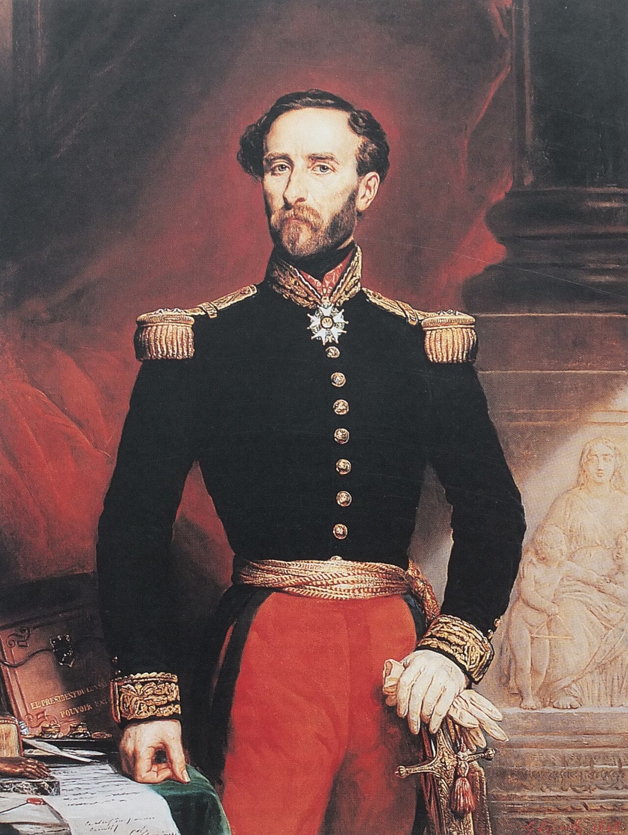 Portrait of General Eugène Cavaignac by François Gabriel Guillaume Lépaulle