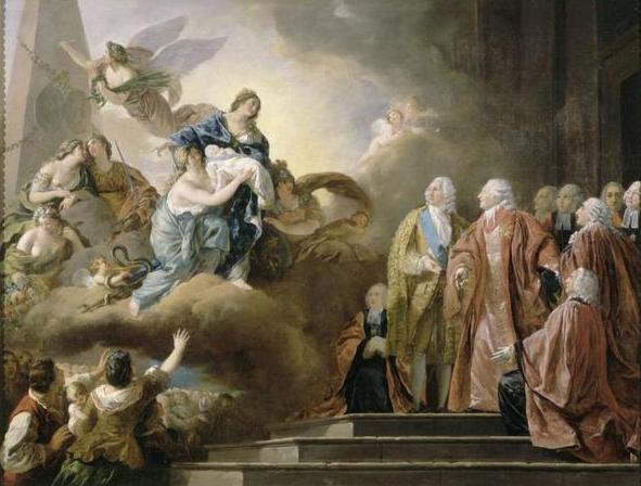 Allegory of the Birth of the Dauphin, 1781 by François-Guillaume Ménageot