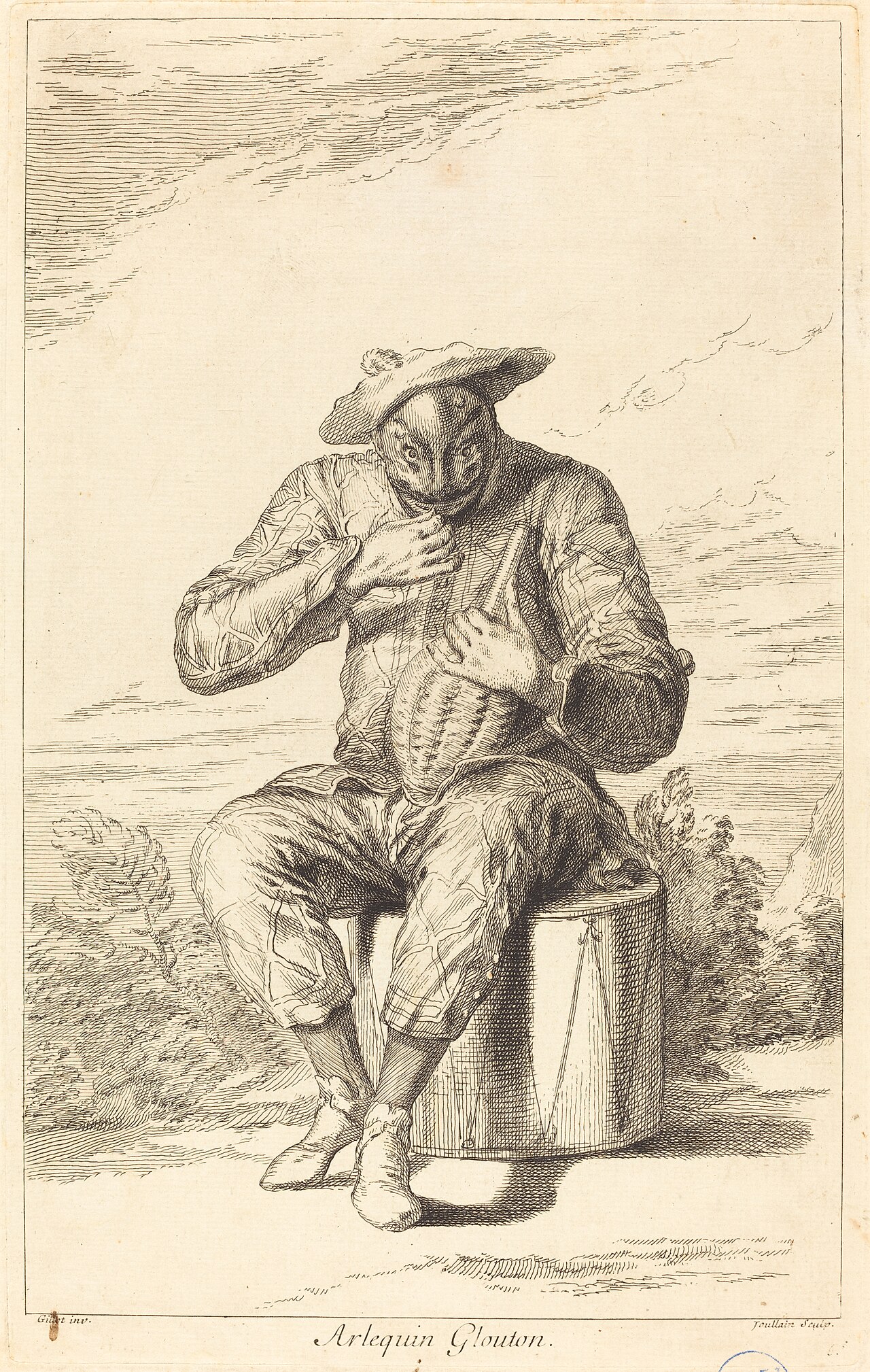 Arlequin Glouton by François Joullain