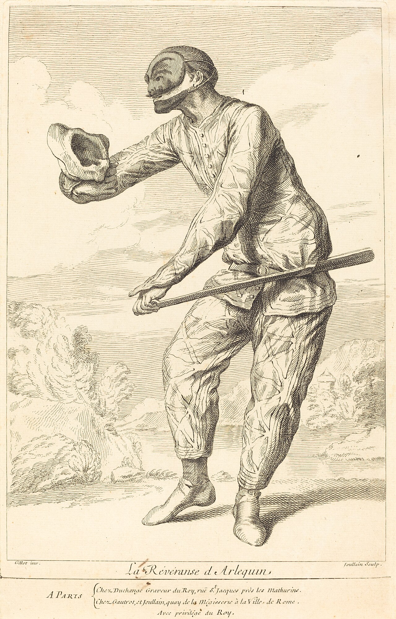 La Révéranse d'Arlequin by François Joullain
