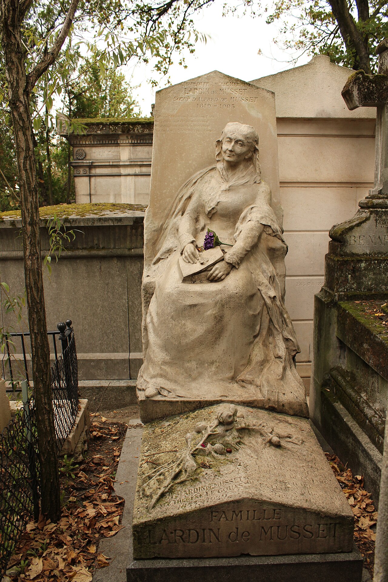 Grave of Charlotte Lardin de Musset by François-Léon Sicard