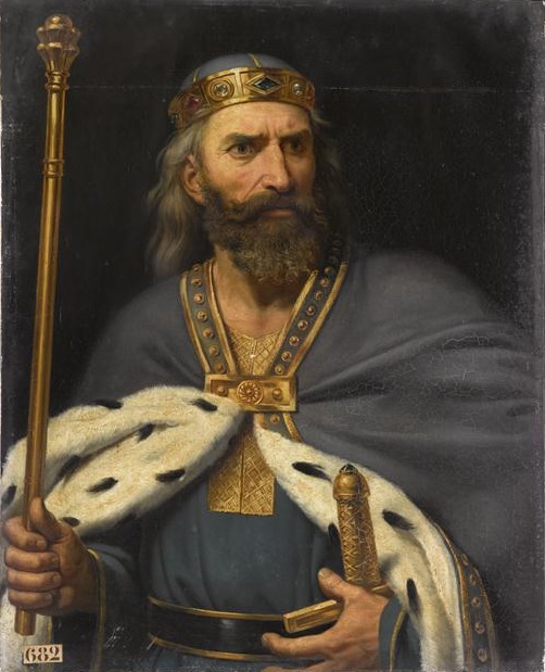 Rudolph of Burgundy by François-Louis Dejuinne