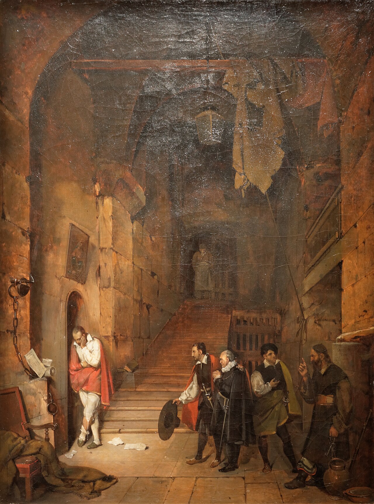 Montaigne Visiting Torquato Tasso in Prison by François Marius Granet