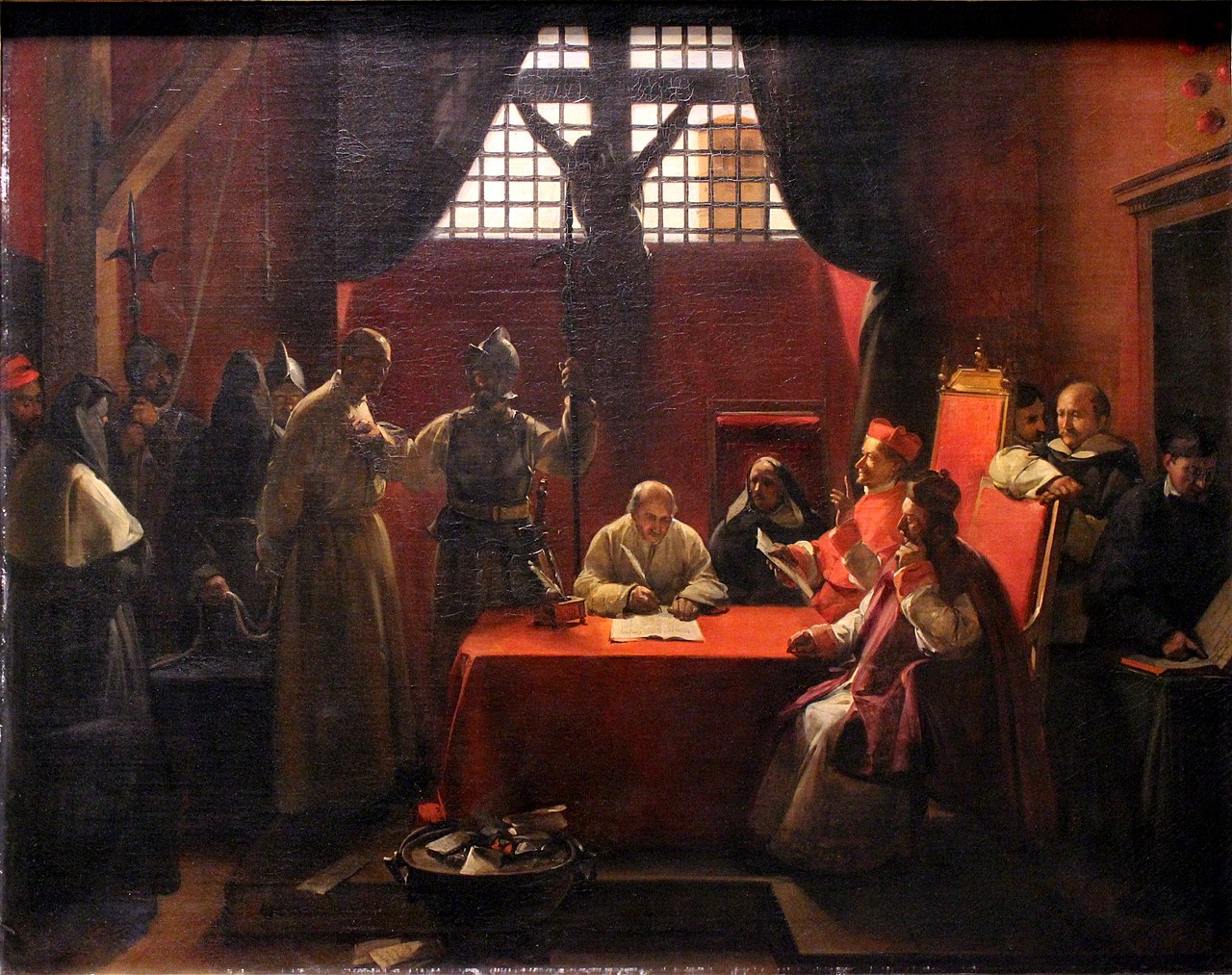 The Examination of Savonarola by François Marius Granet