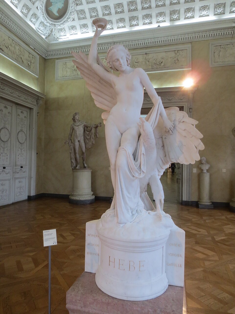 Hebe et l'aigle de Jupiter by François Rude
