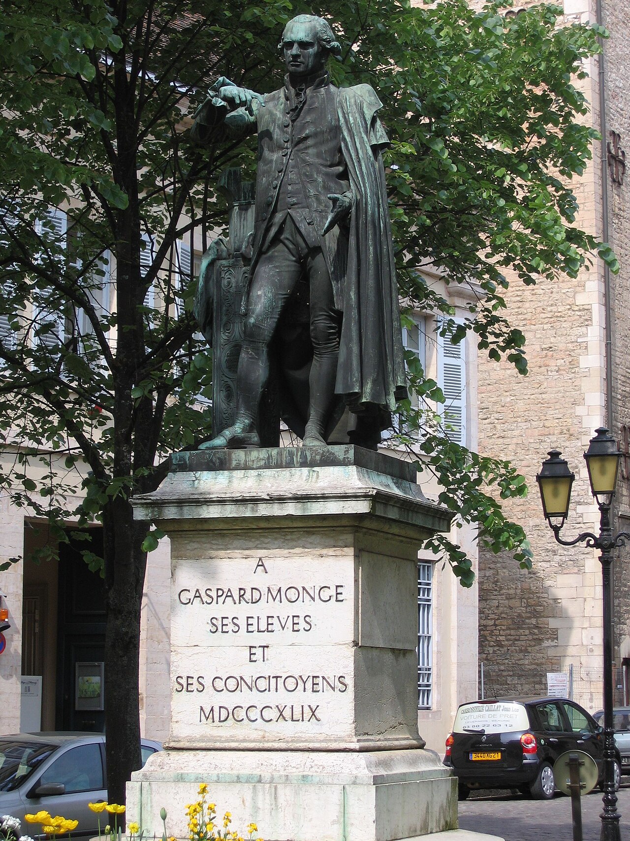 Monument à Gaspard Monge by François Rude