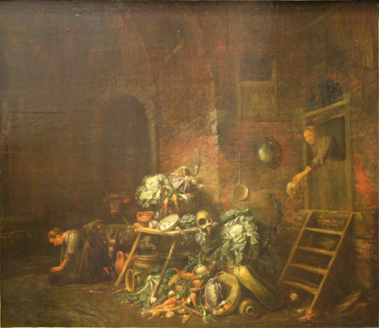 Barn interior by François Ryckhals