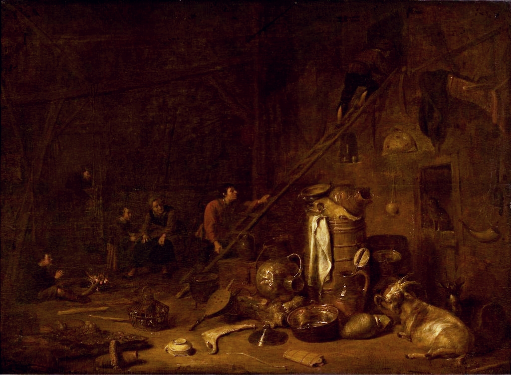 Expedition to a garret. by François Ryckhals