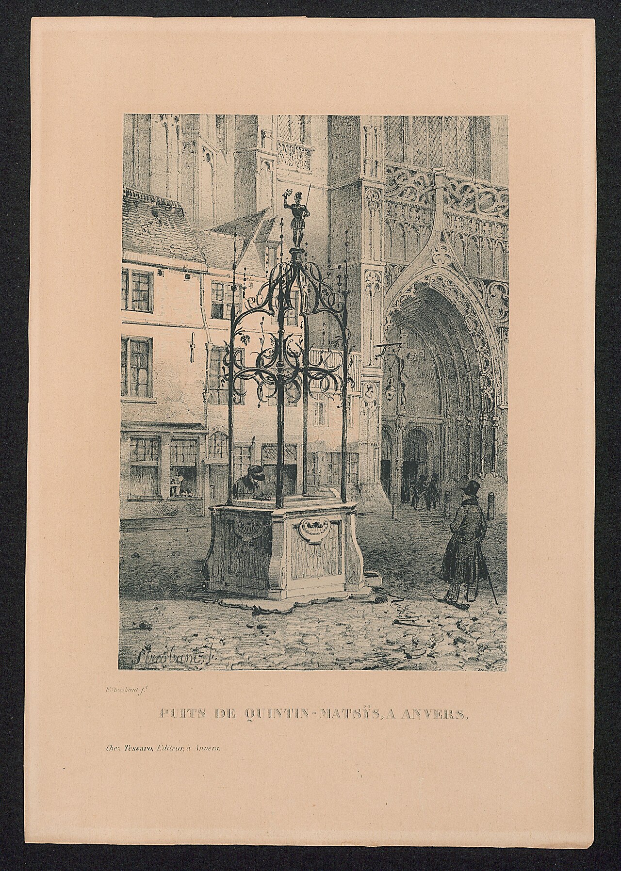 De put van Quinten Metsijs te Antwerpen by François Stroobant